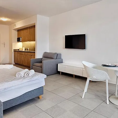 Holidayhomepl Aquamarina Prima 04 Z Tarasem Przy Plazy Мендзыздрое