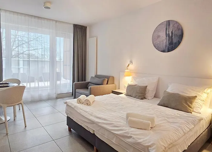 Apartmán Aquamarina Prima 04 Z Tarasem Przy Plazy