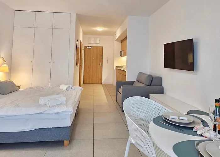 Apartmán Aquamarina Prima 04 Z Tarasem Przy Plazy *